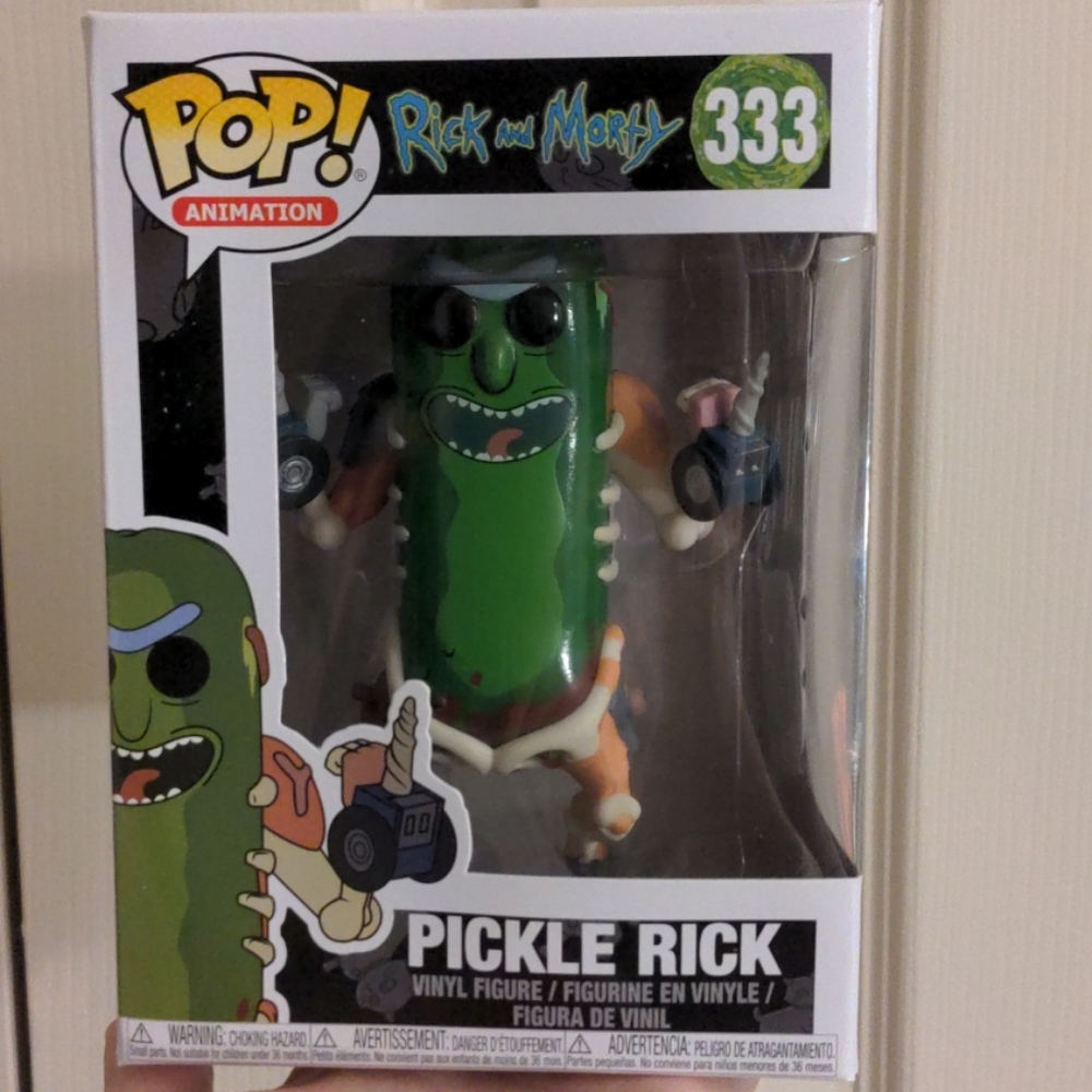 Pickle Rick Pop Funko from Rick and Morty